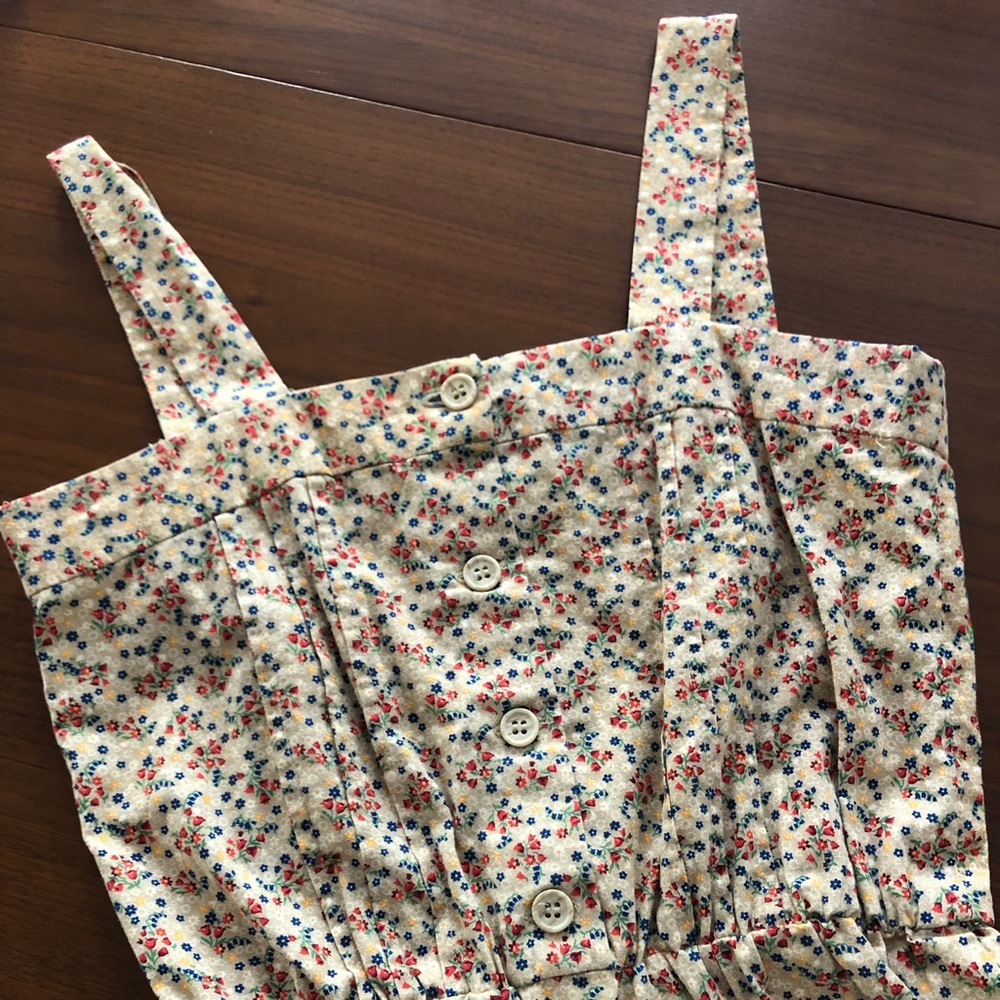 Vintage Handmade/crafted Floral Summer Dress